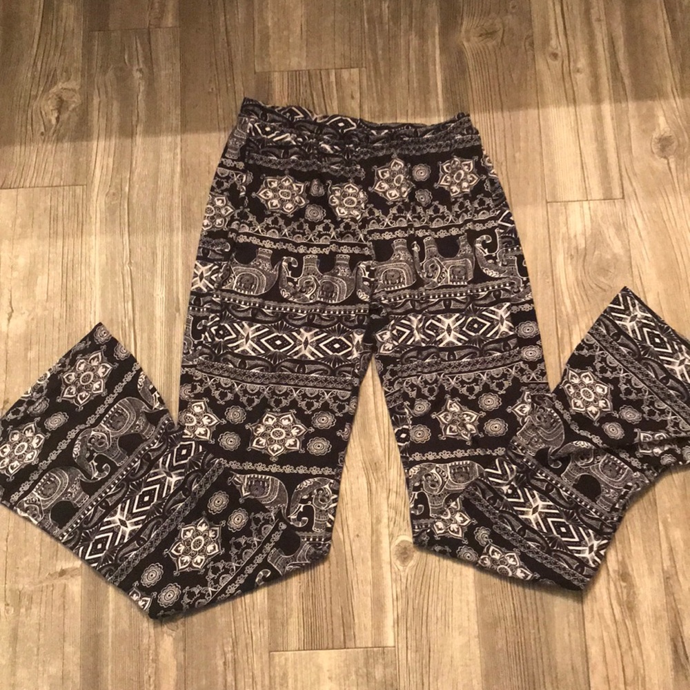 Soft hippie yoga elephant flare pants